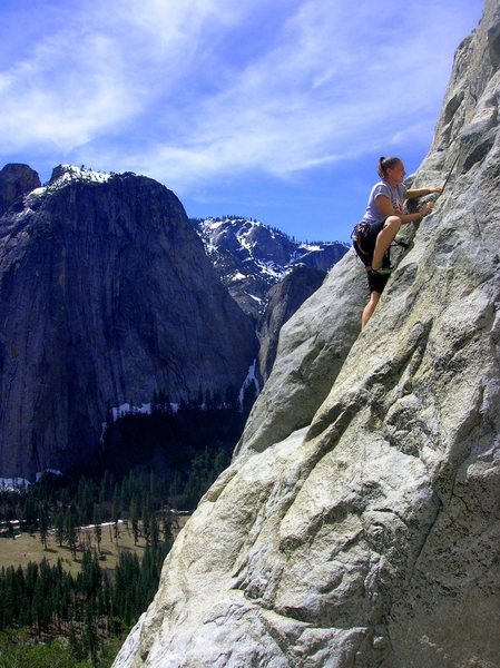 Rock Climb The Footstool, Right, Yosemite National Park