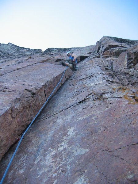 Matt on "Urge to Mate" at Palisade Head, MN.