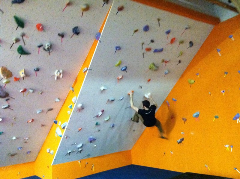 Steep walls at the MN Climbing Co-op