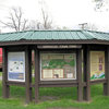 A nice podium in the Damascus parking lot. This is next to a cool old caboose, the AT, a little play ground, and some other nice attractions. Its also very near downtown (walking distance).