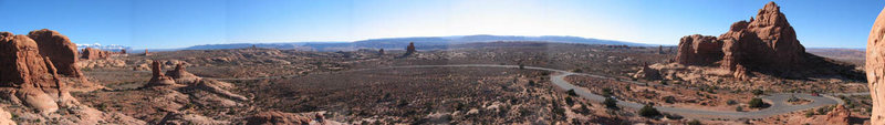 Panoramic view from the top of "Owl Rock".