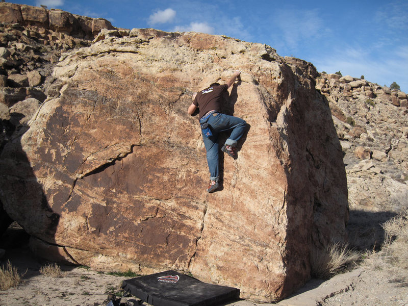 Climbing Pocahontas (V0-).