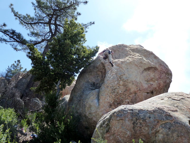 Nick committing to the upper section