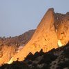 alpenglow on the Bastille Buttress