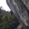 Trevor Bowman on an ultra steep proj at whiskey gulch