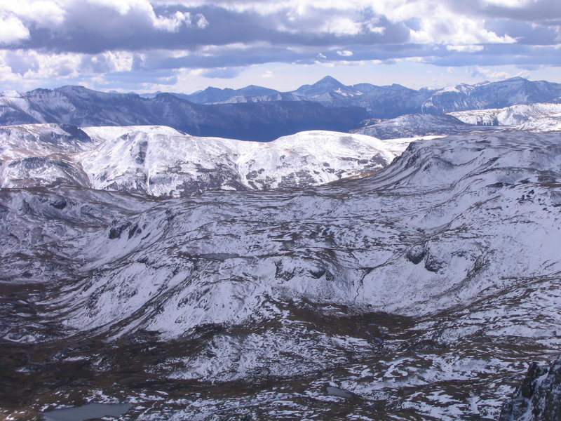 Rio Grande Pyramid from Niagra Peak.