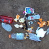 Litter recently gathered from the base of Echo Cliffs. Please help keep our crag clean.