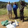 Local climbers and rangers join forces for a clean up at Echo Cliffs. 