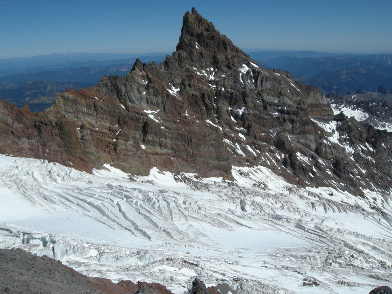 Little Tahoma from Ingraham flats on Mt Rainier.