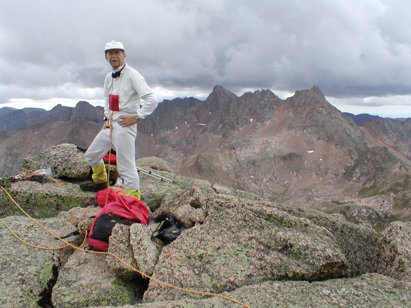 Jack Eggleston on Jagged Mountain, CO. 