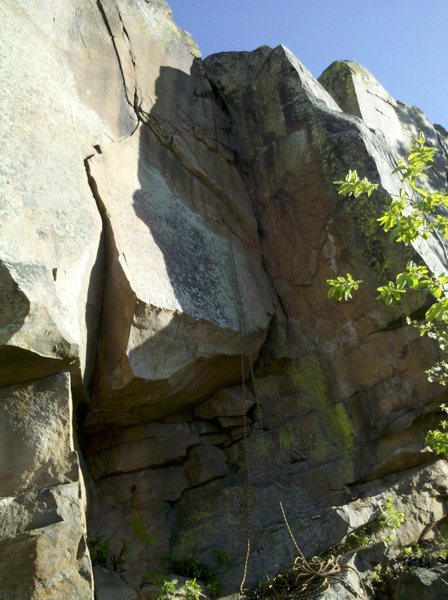 S-Crack and Gracie's Dihedral, from left to right, 5/5/2011.