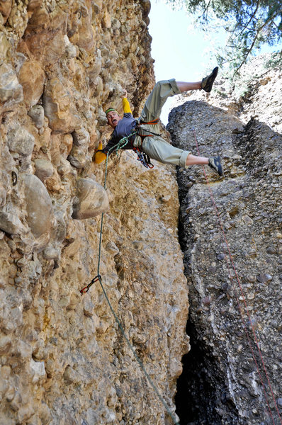 climbing in Maple Canyon, Utah