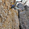 climbing in Maple Canyon, Utah