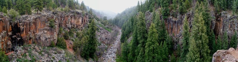 Panorama from the top of The Prow