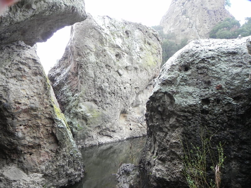 wedge boulder.