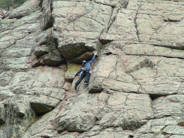 Crackula, 5.8, Sandia Mtns, ABQ, NM