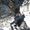 View climbing Mt Moran, Grand Tetons