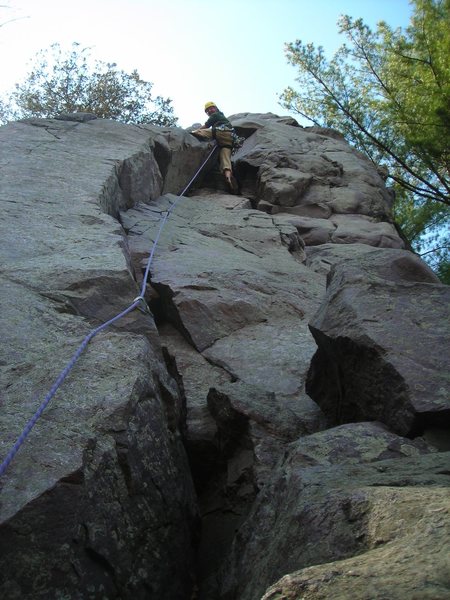 Eric P. leading "The Bone" on a fine May 2011 Saturday.