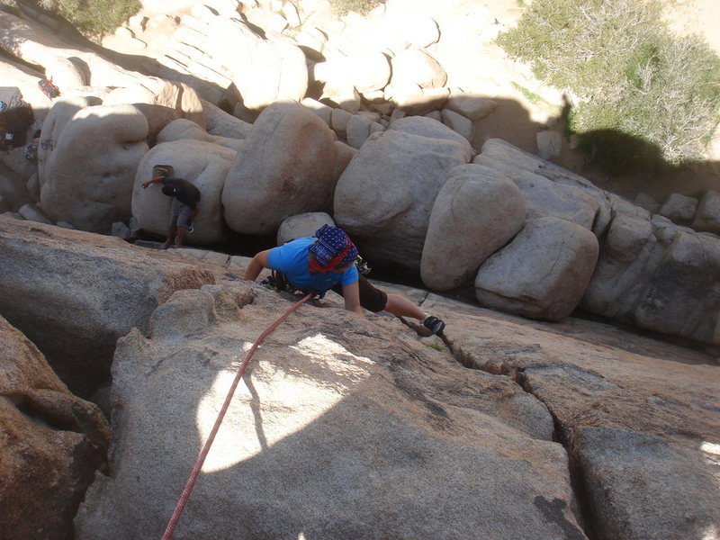 Another shot of Sadie on Almost Vertical.