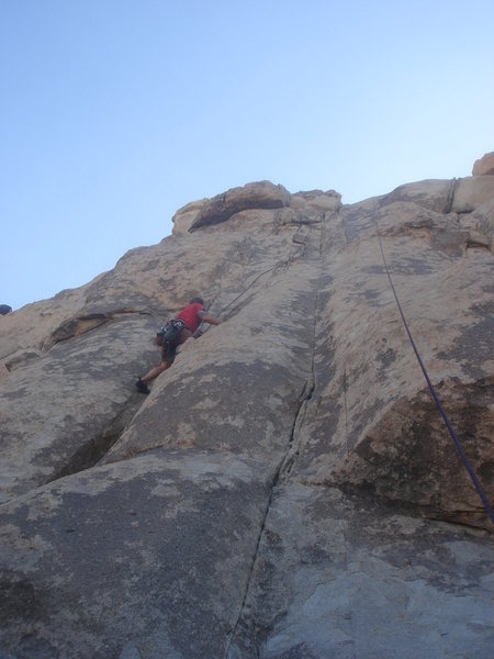 John climbing Curtain Call.