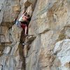 Sarah on Winter in the Gunks