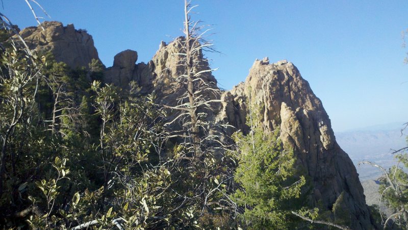 Ridgeline from the approach