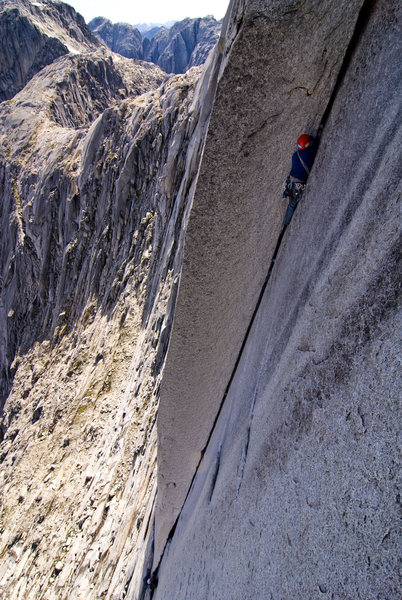 The super rad second pitch! Photo by Cullen Kirk.