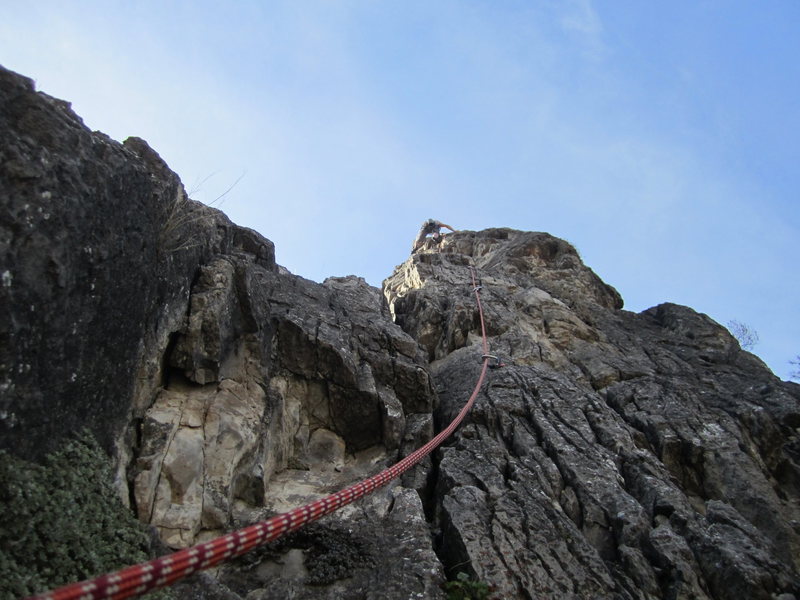 Early spring climbing