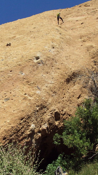 Looking up Hyperion Slab at the line of "Pretty Good At Drinkin' Beer."