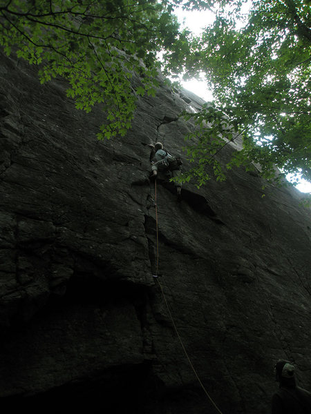 Mike Gray leading North Country Club Crack.