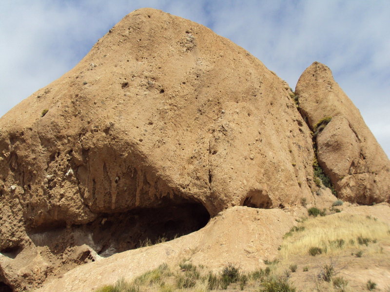 The east face of The Chicken (aka Hyperion Slab).