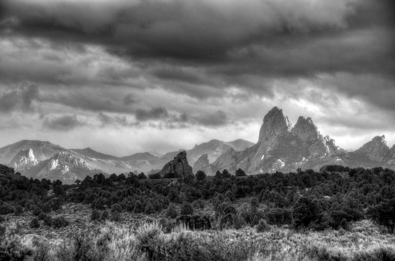 Twin Sisters at sunset. June 2011.