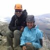 My climbing partner and I on the summit of the Grand.