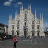 Duomo in Milan.  Fourth largest church in Europe...and fashion capital of the world.