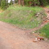 The obvious climber's trail that leads up to Seal Rock.  Cairned when we were there.