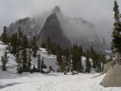 Temple Crag from Second Lake(6/6/2011).