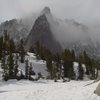 Temple Crag from Second Lake(6/6/2011).