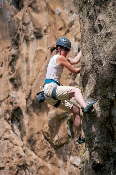 Fritzy cranking through the lower portion of Demanda. June 2011. 