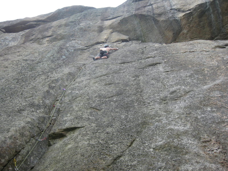 Nick at the first bolt.