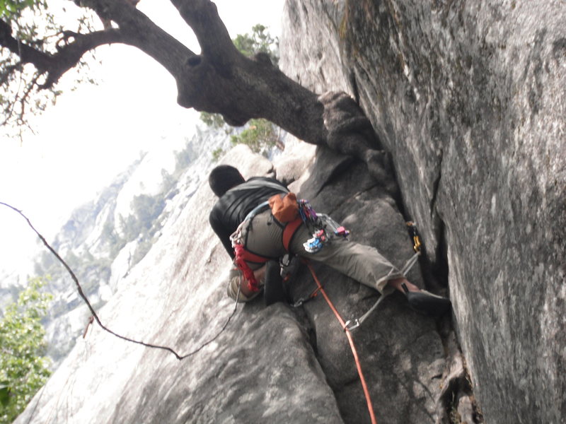 Ramsel's first trad lead.