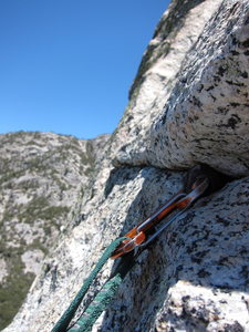 An old fixed pin on the White Maidens Walkaway