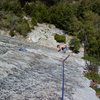 Looking down the exquisite second pitch.