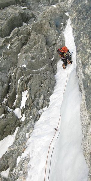 Modica-Noury SuperGoullotte.  Mont Blanc De Tacul, Chamonix. TD+