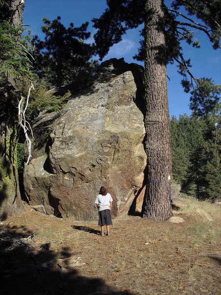 Carlo Rivas checking out The Jewel, Pine Mountain.