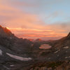 Looking down upper Titcomb Basin.