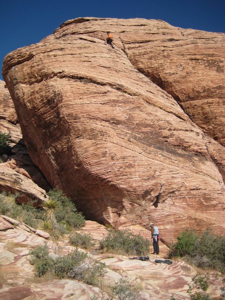 My son at the anchors of Caliban.