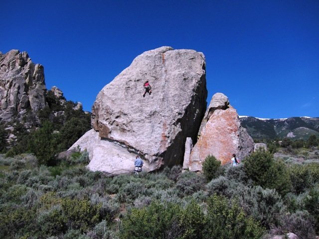 Kid Rock with a climber on Small Fry