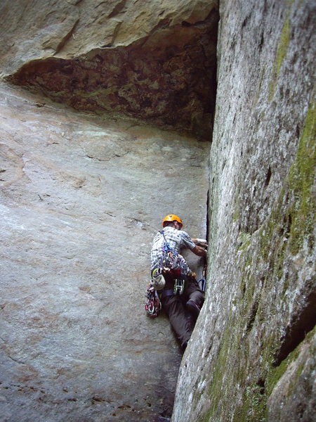 Miles working through the dihedral.