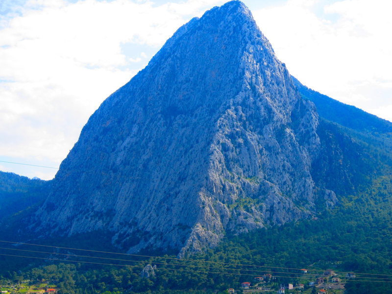 An unclimbed, beautiful piece of limestone minutes outside Antalya.