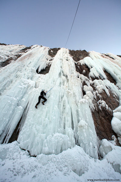 Ellen Guller. Ice Fest 2011. Photo Matt Kuehl